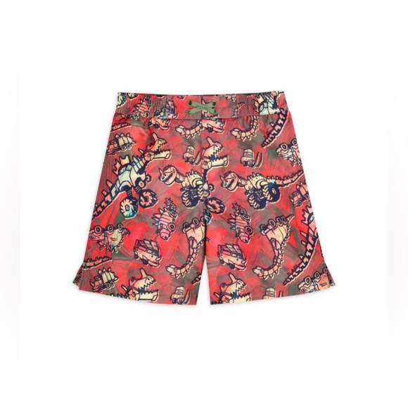 Cars On The Road Swim Trunks For Kids - Picture 2 of 6